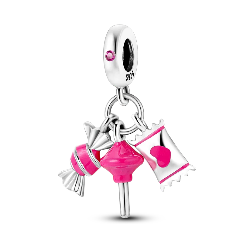 925 Sterling Silver Boy Girl Couple Lovers Beads Marriage Charms Dangle Fit Original  Bracelet Charms Jewelry Women DIY