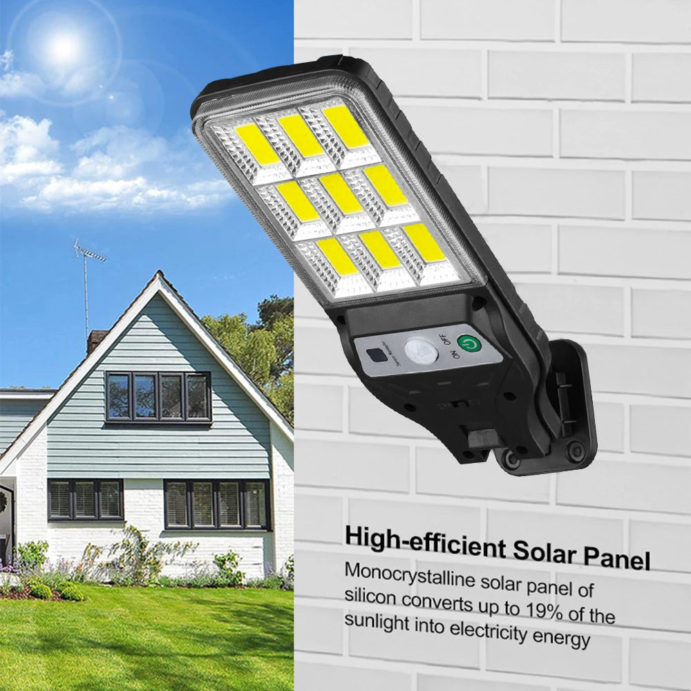 1/3/6pcs Outdoor Solar Lights Solar Wall Lights - 3 Lighting Modes Motion Sensor Light For Garden Wall Patio Path Lighting