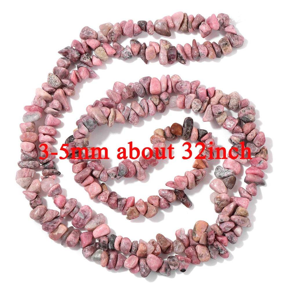 Wholesale Natural Pink Black Rhodonite Stone Beads Round Oval Rondelle Loose Spacer Gem Bead For Jewelry Making DIY Accessories