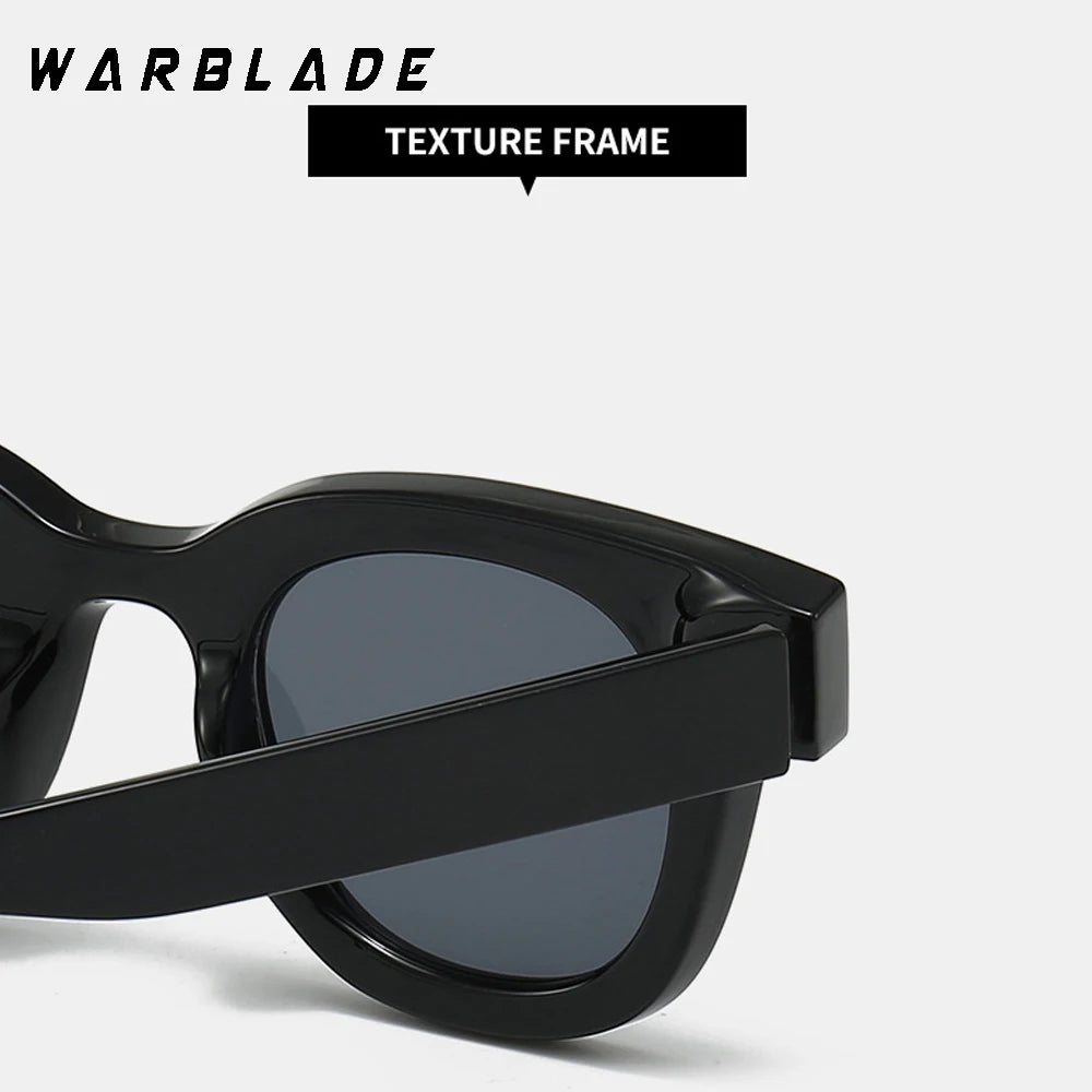 Fashion Classic Retro Rivets Oval Frame Thickened Sunglasses 2025 Ocean Film Small Round Frame Street Photo Sun Glasses Female