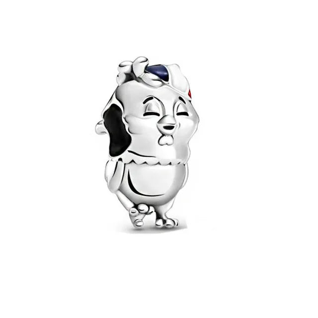 NEW 925 Sterling Silver Charm Fit Original Bracelet Accessories Women Jewelry All kinds Of Cute Animals Series Duck Lion