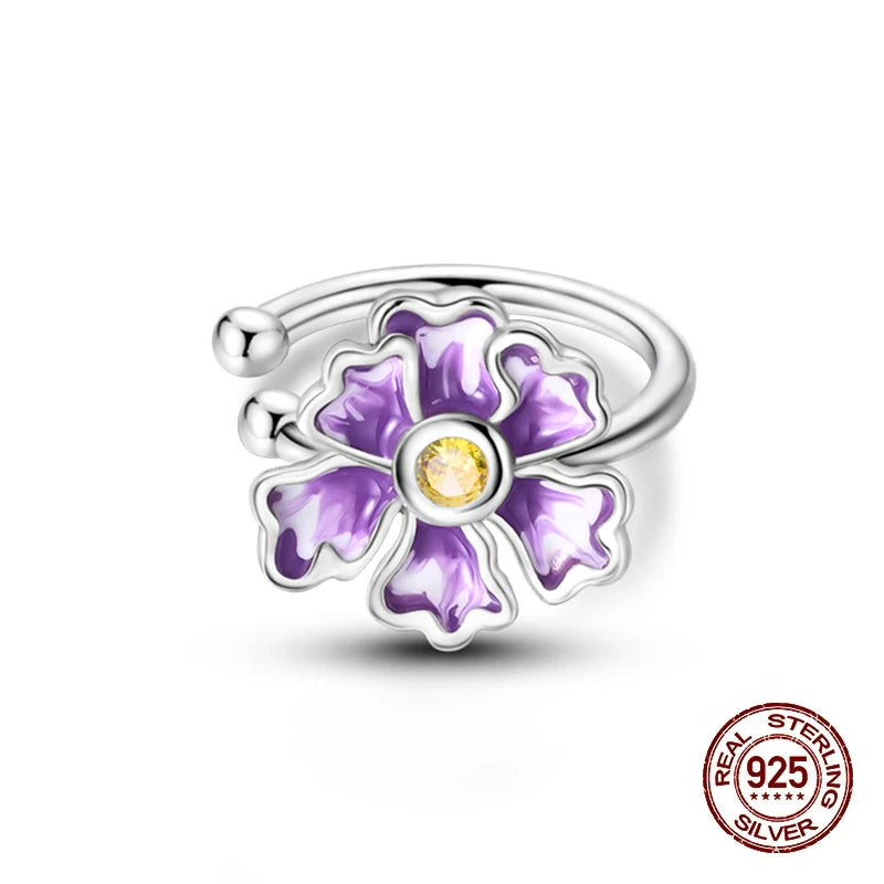 Fine 100% 925 Sterling Silver Zircon Ear Clip For Women Girls Non Piercing Fake Cartilage Clip Butterfly Earrings Jewelry Giift