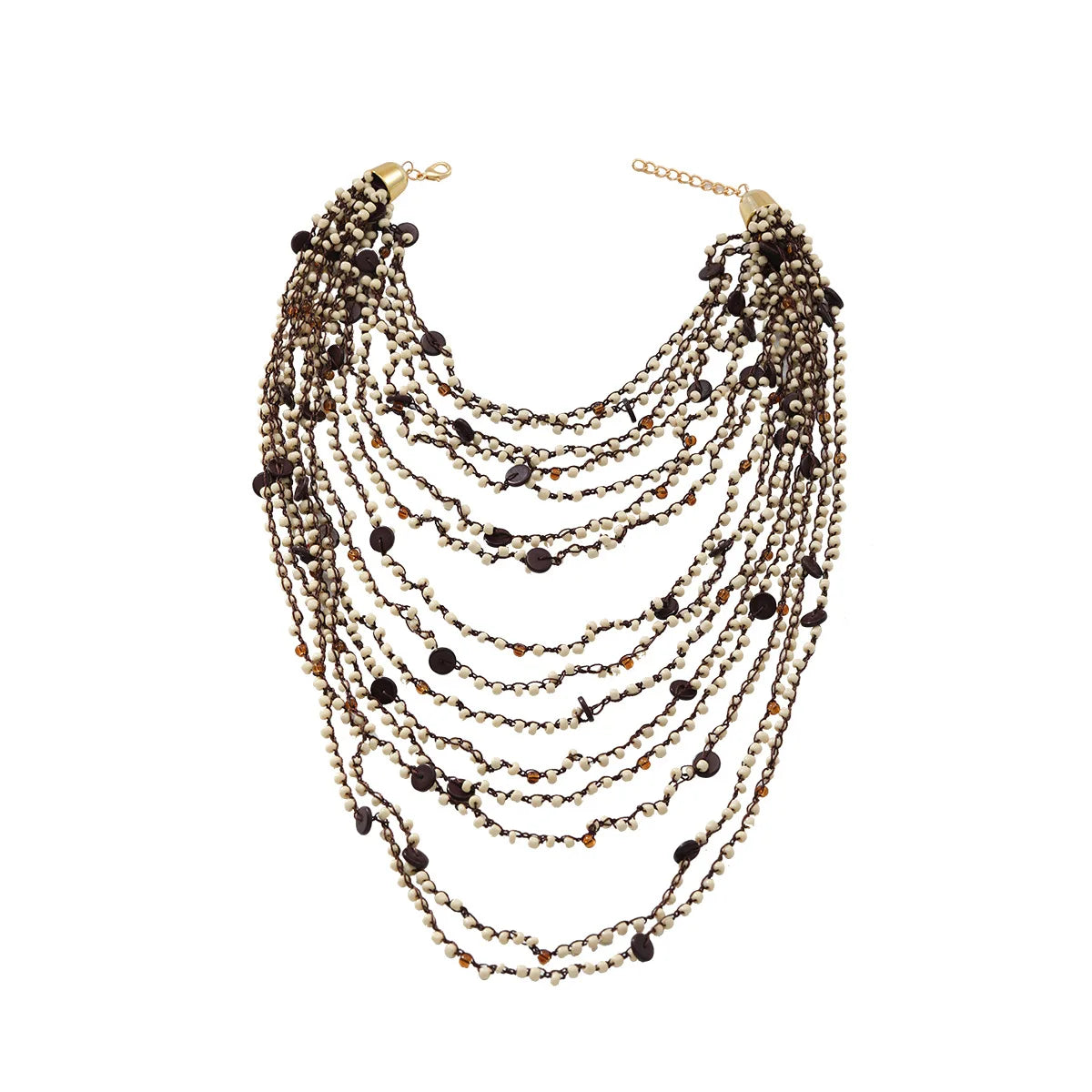 ZAA Exaggerated Multi-layered Handmade Necklace for Women