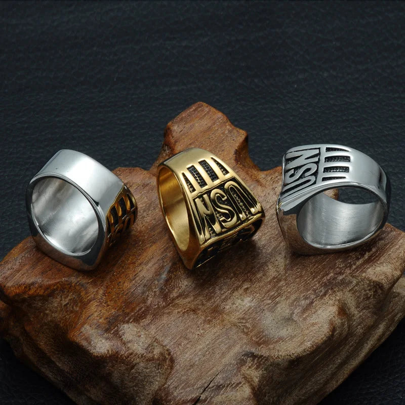 US Navy Anchor Ring - Madeinsea©