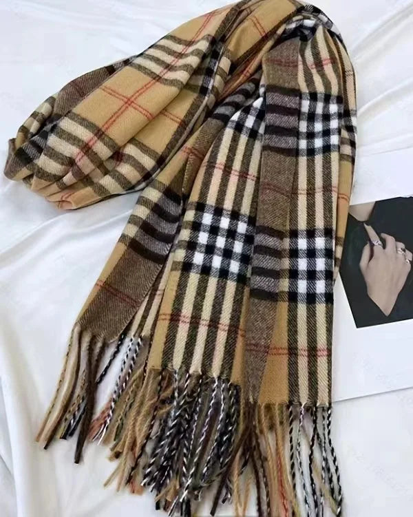 Unisex Commute Winter Scarf Warm Soft Thermal Neck Wrap for Men Women Daily Wear Cold-Resistant Scarf Decorate The Gift