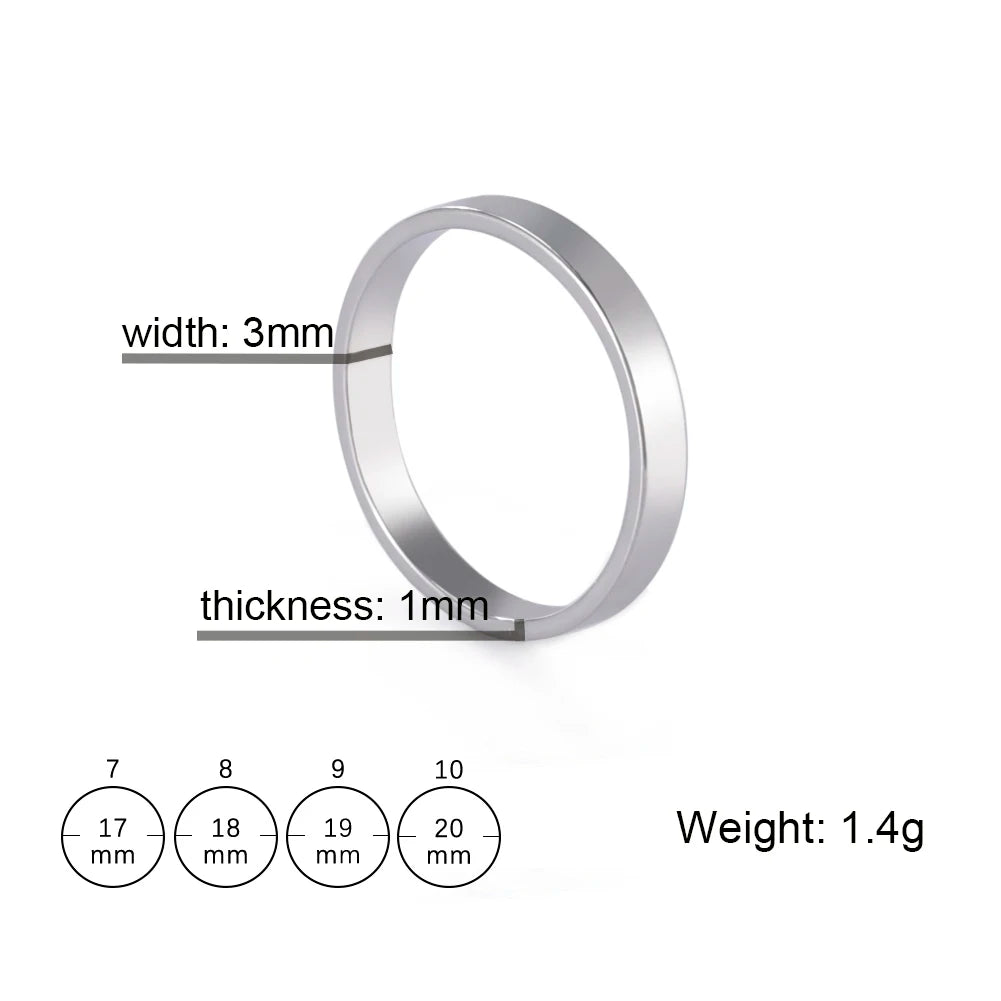 Alliances Dreamtimes Chic Simples Rondes pour Femmes et Hommes, 3 Couleurs, Acier Inoxydable, Bague de Fiançailles Femme, Cadeaux 2023, Bijoux