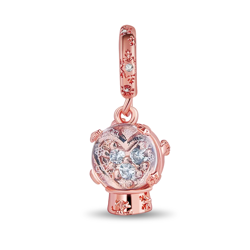 925 Sterling Silver Real Rose Gold Pink Octopus Summer Turtle Heart Dangle Charm Fit Original Bracelet Necklaces Bracelet Girl