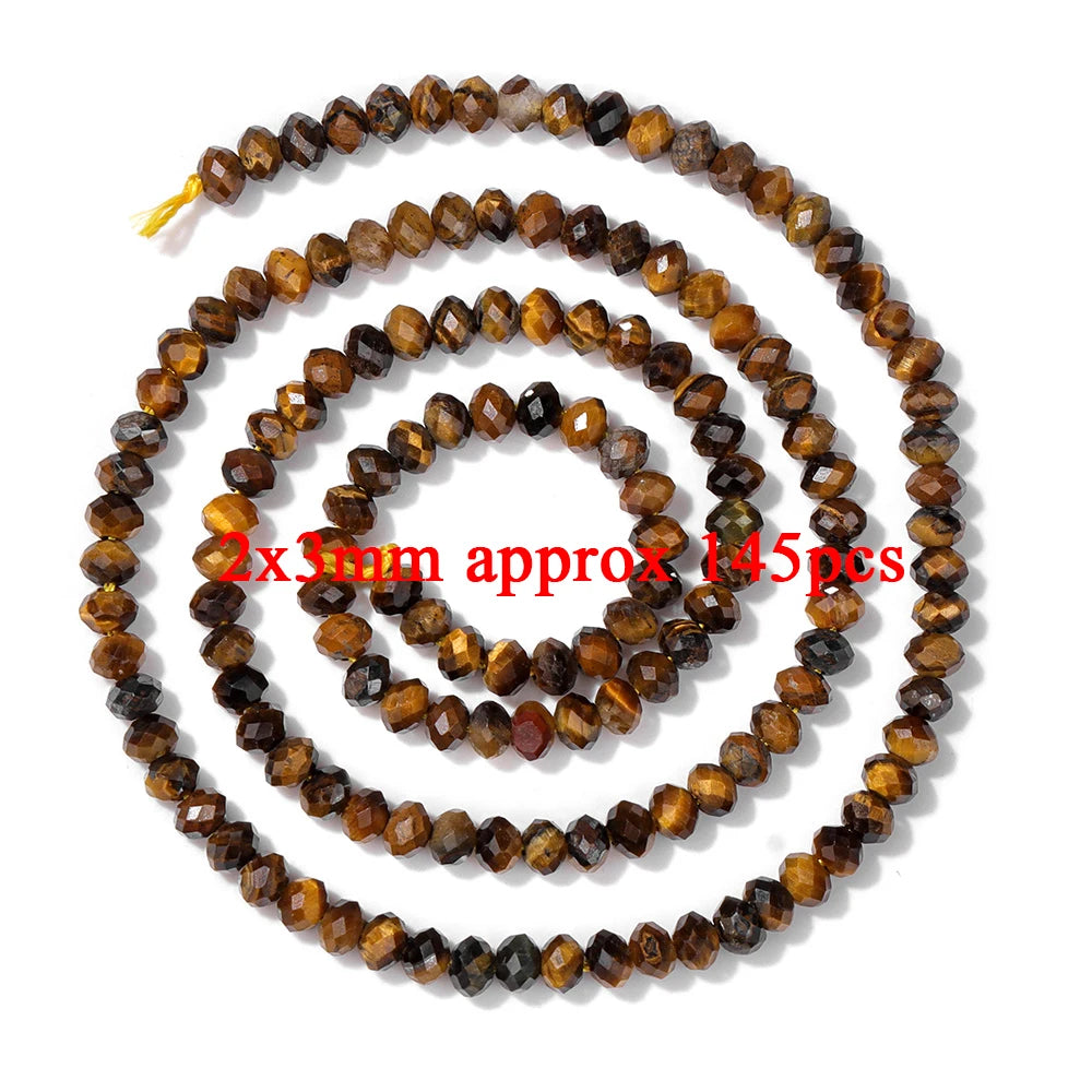 High Quality Yellow Tiger Eye Stone Beads Natural Round Heart Rondelle Cube Irregular Loose Spacer Bead For Jewelry Making DIY