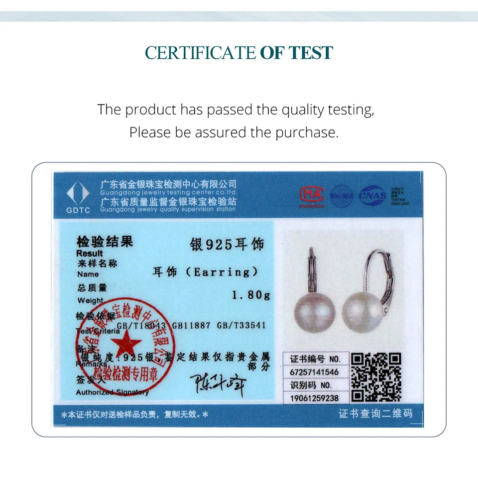 Bamoer Süßwasserperlen-Creolen, Statement-Ohrringe mit Klappverschluss, Huggies-Ohrringe für elegante Damen, 925er Sterlingsilber, feiner Schmuck