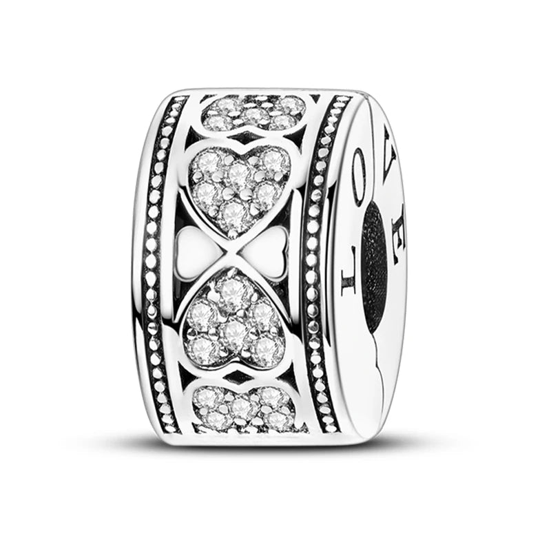 Hot Sale Charms Beads 925 Sterling Silver Pink Perfume Bottle Letter Luminous Firefly Tarot Card Beads Fit DIY Bracelets Jewelry - Madeinsea©