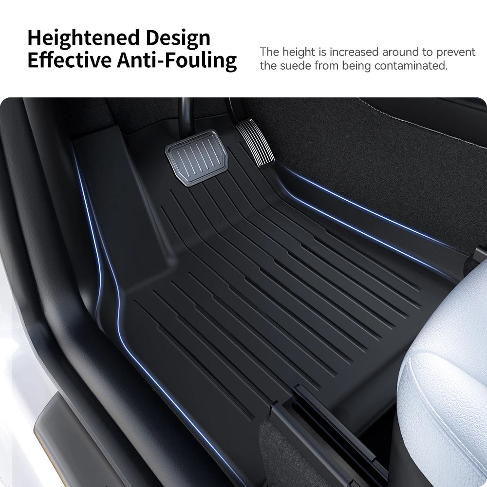 YZ For Tesla Floor Mat Model Y Juniper 2025 Car Trunk Mat Luggage Mat TPE waterproof Anti-Slip Set Floor Liner Mat - Madeinsea©