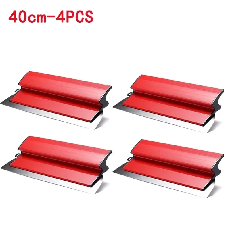 1/2/4Pcs Skimming Blade Stainless Steel Drywall Smoothing Spatula for Large Working Area Wall Decoration Construction Tool