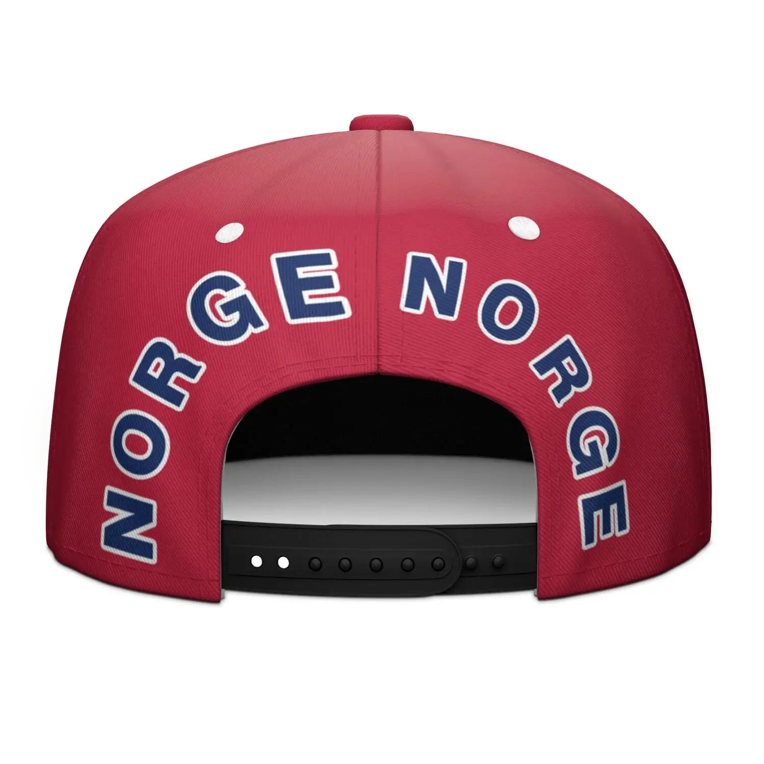 Norway Flat Brimmed Cap Custom Made Name Team Logo Hip-hop Hat Country Travel Norge Norwegian Nation Kingdom Flags Headgear