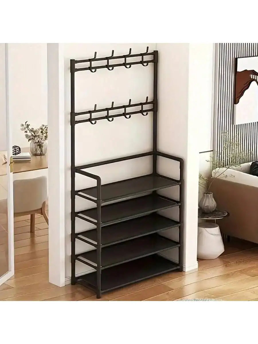 Insoles and shoe storage racks, brand new portable reinforced 5-tier hat racks with shelves - multi-functional living room, bath
