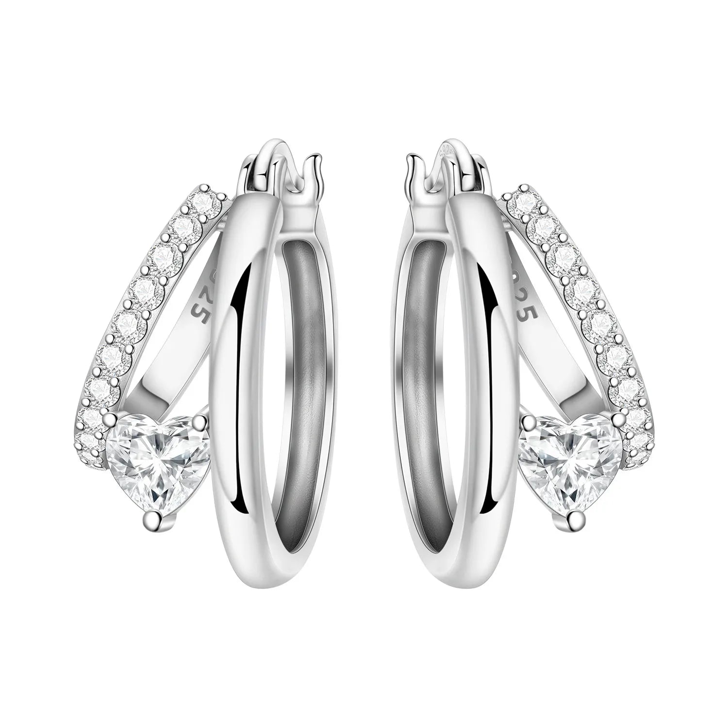 PANPOKI 925 Sterling Silver Vintage Carved Water Droplet Earrings Silver Hoop Earrings For Women Jewelry Original Party Gifts