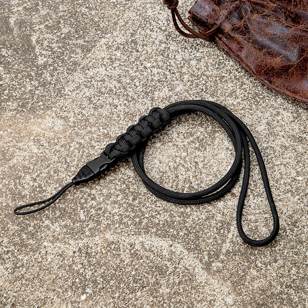 MKENDN 50CM Nylon Paracord keychain Mobile Phone Neck Straps Keychains ID Card Lanyard Necklaces Outdoor Camping Emergency Rope