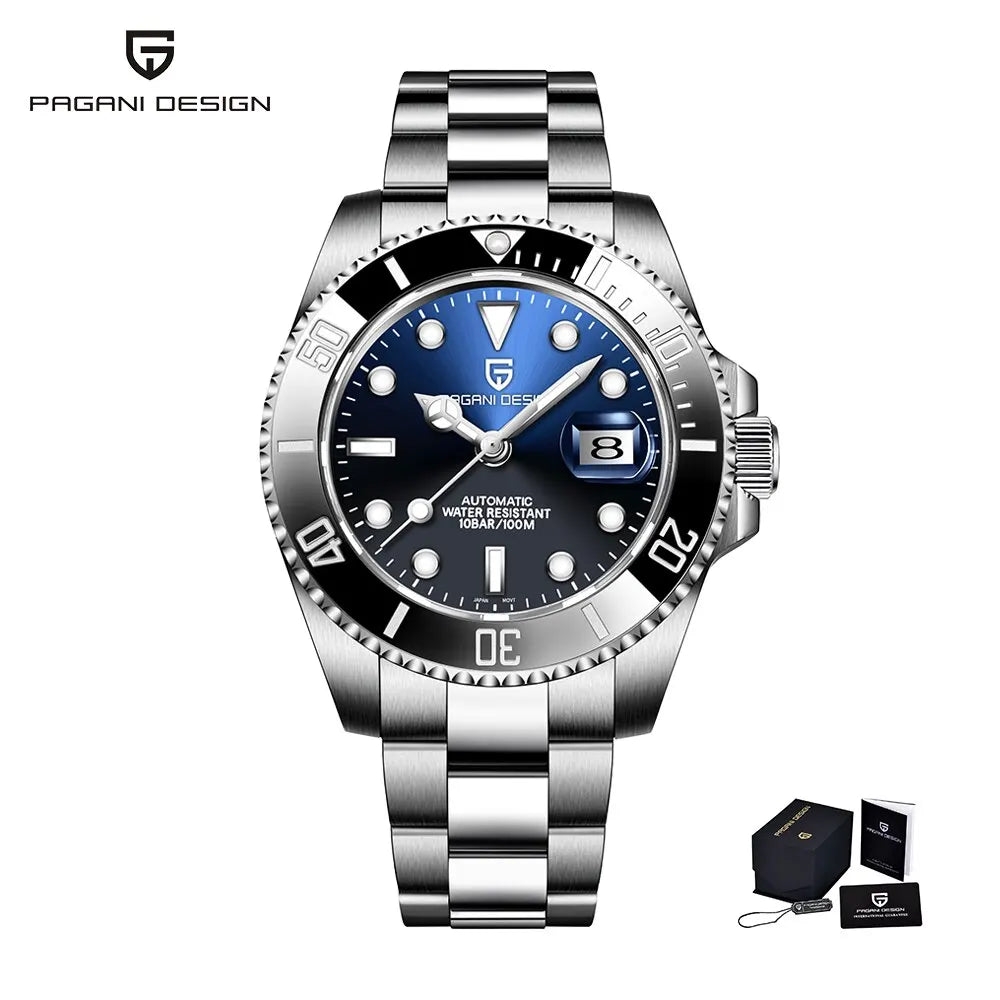 PAGANI Design 2025 New Men Automatic Mechanical Watches Miyota 8215/NH35 40mm Stainless Steel Waterproof Watch Relogio