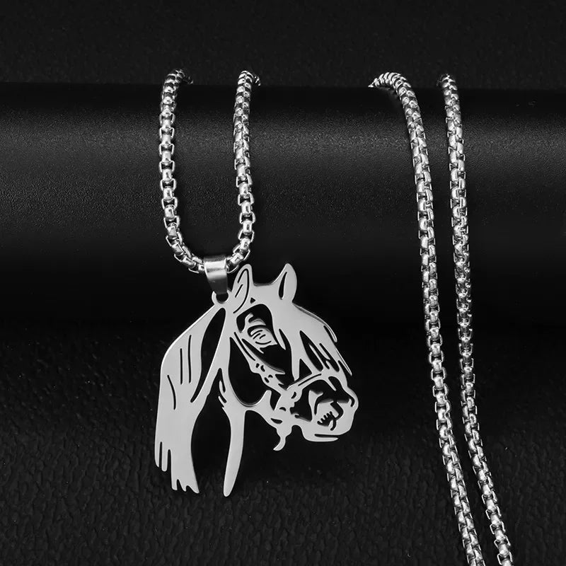 Retro Neptune Poseidon Trident Necklace Ukraine National Emblem Pendant Men\\\\\\'s Fashion Cool Trendy Jewelry Accessories