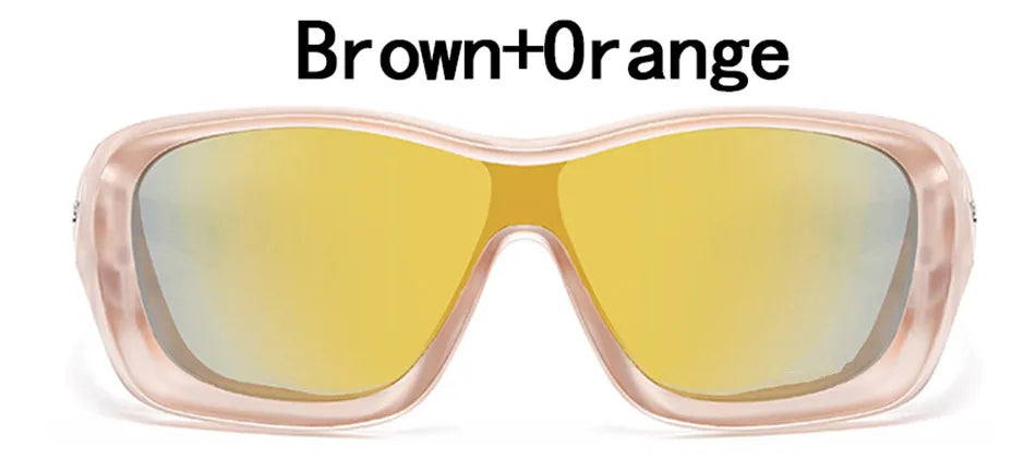 Unisex Square Sun Glasses for Men Classic Driving Running Eyewear UV Protection Brand Design Mirror Sunglasses Men