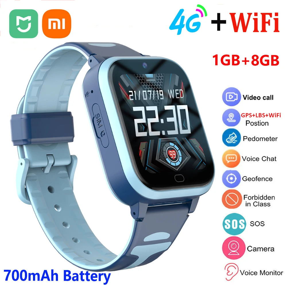 Xiaomi Mijia 4G Wifi Kids Children Smart Watch 700mah Battery Video Call SOS GPS+LBS Location Tracker SIM Card Smartwatch - Madeinsea©