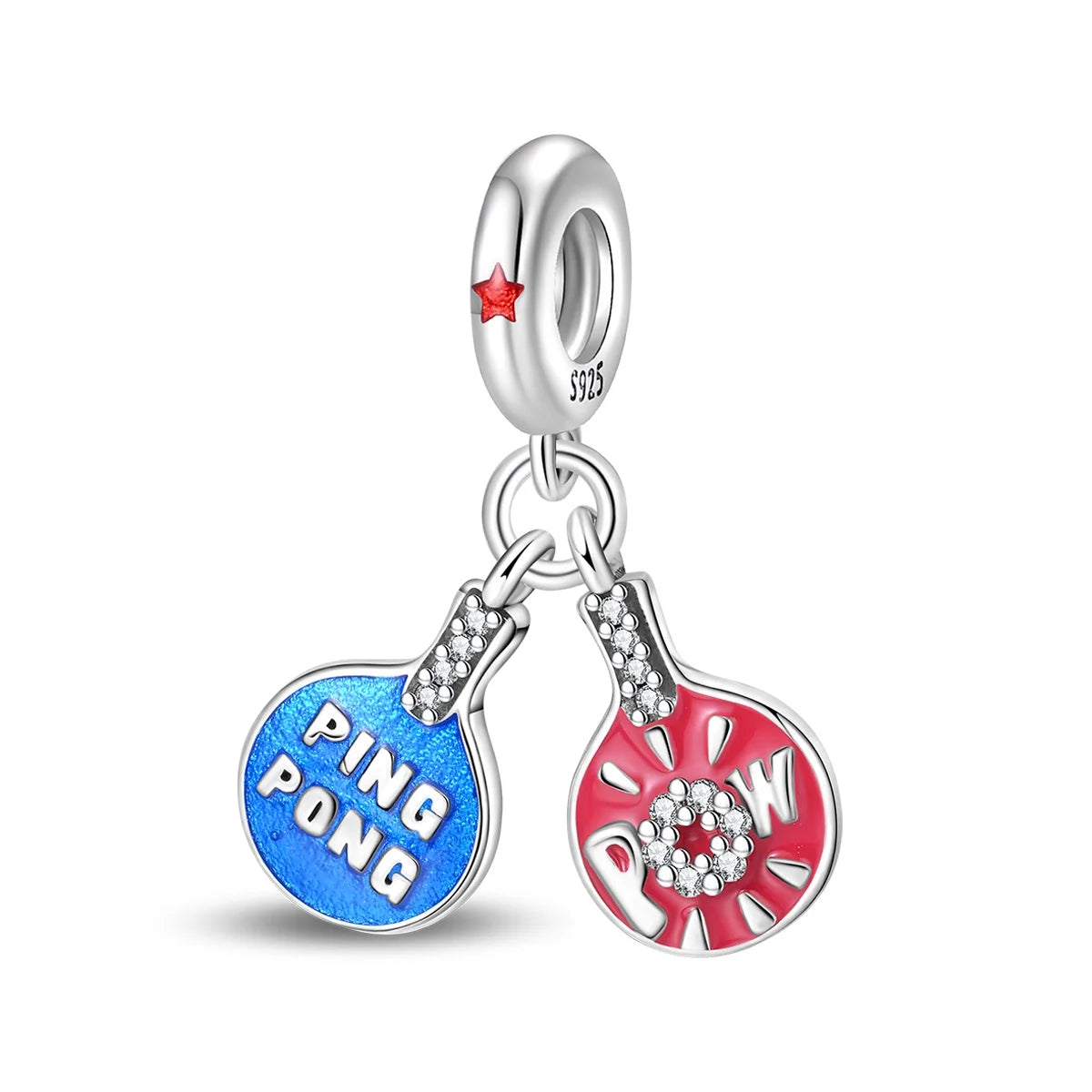 Passionate 925 Silver Dumbbell Badminton Soccer Sport Charms Beads Fit Pandach 925 Original Bracelet DIY Jewelry Graduation Gift