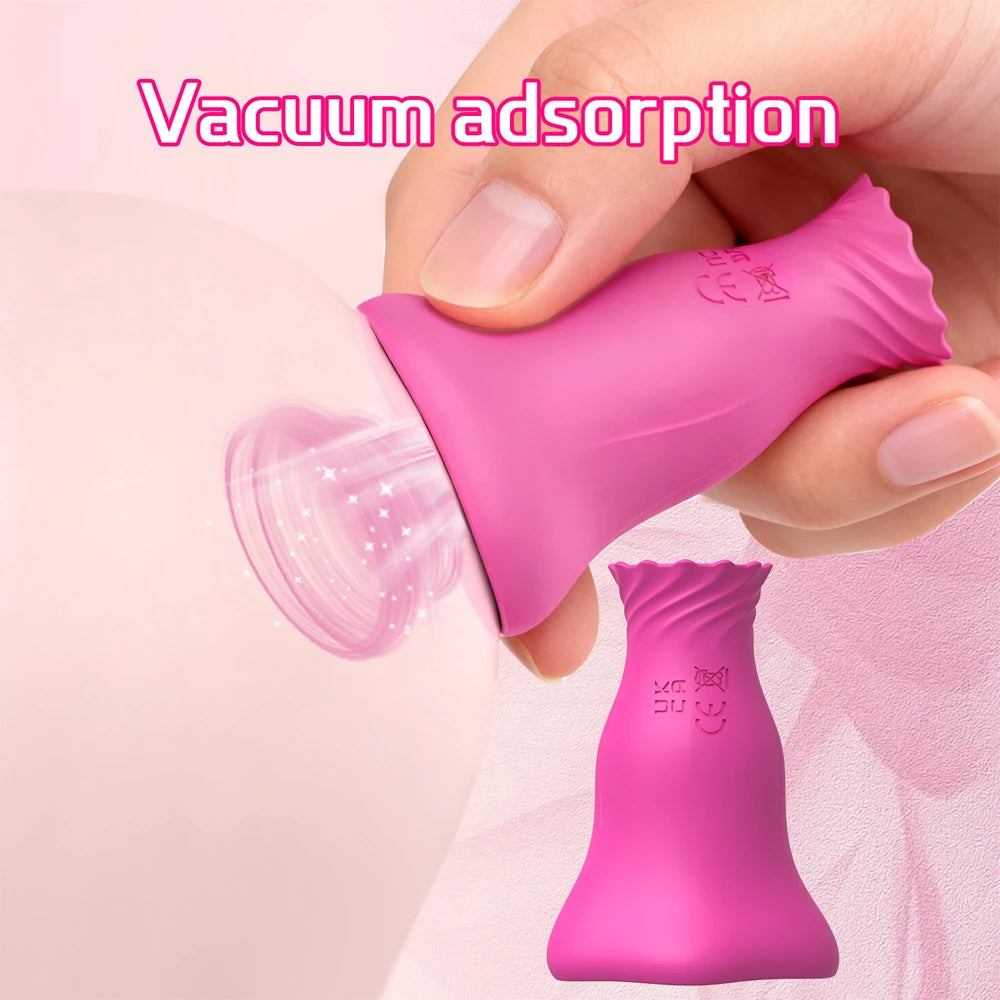 10 Modes Strong Stimulation Nipple Clip Vibrator Sucker Clip Female Breast Stimulator Female Sex Toys Adult Massage G Spot Toys