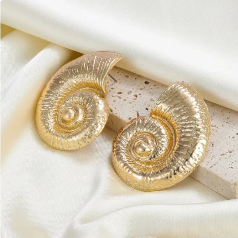 Summer Gold Colored Earrings For Women