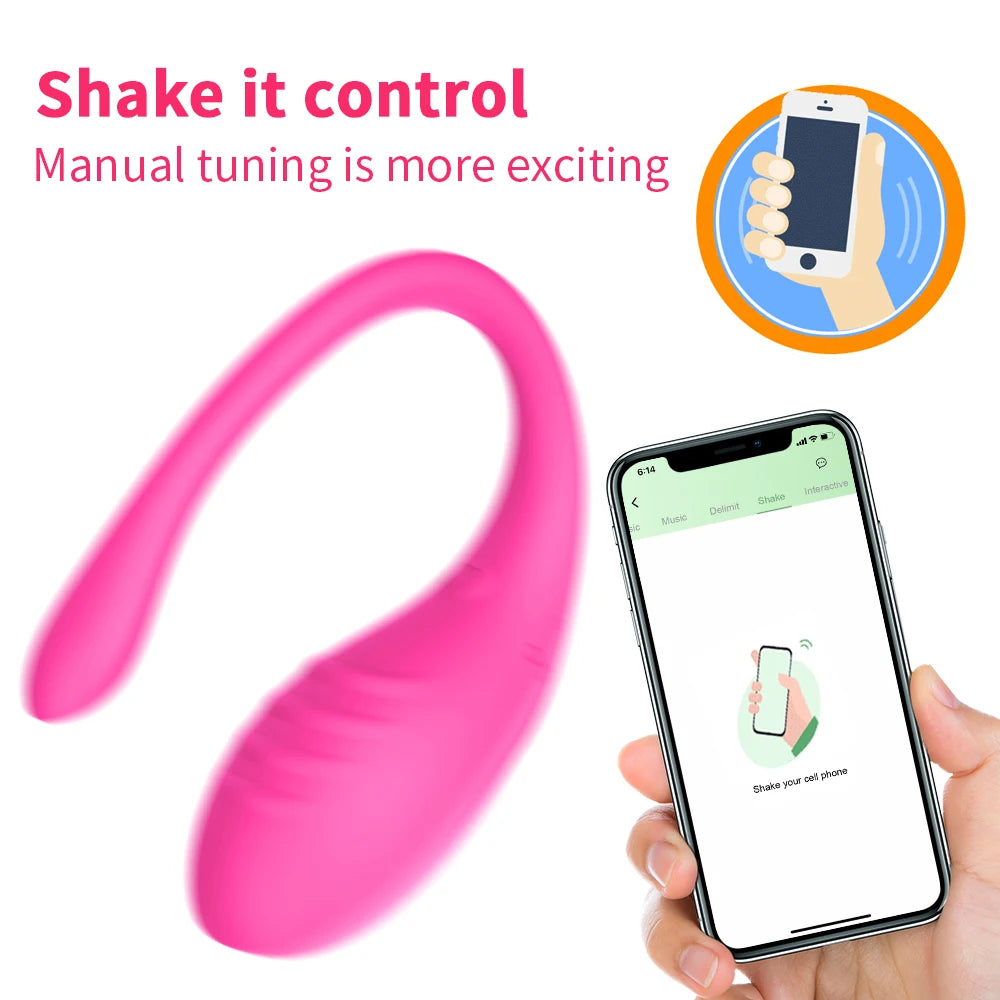 APP Controlled Vagina Vibrator 9 Speed Clitoris Anal Vibrating Egg Massager Wearable Stimulator Adult Couples Sex Toys for Women - Madeinsea©