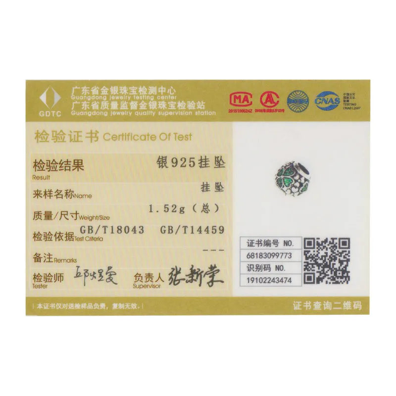 Bamoer 925 Sterling Silver Christma Charms Butterfly Beads CZ Pendant For Women Fit Original DIY Bracelet Necklace Jewelry