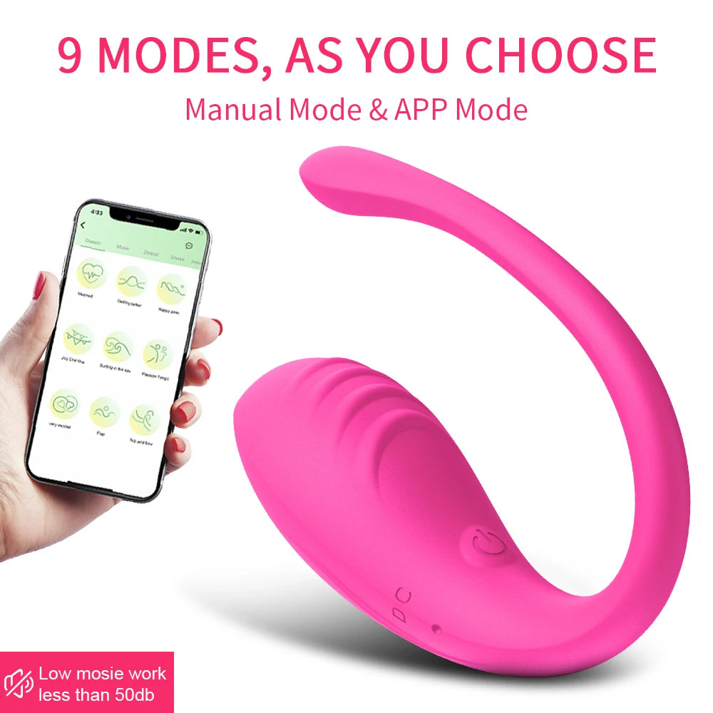 APP Controlled Vagina Vibrator 9 Speed Clitoris Anal Vibrating Egg Massager Wearable Stimulator Adult Couples Sex Toys for Women - Madeinsea©