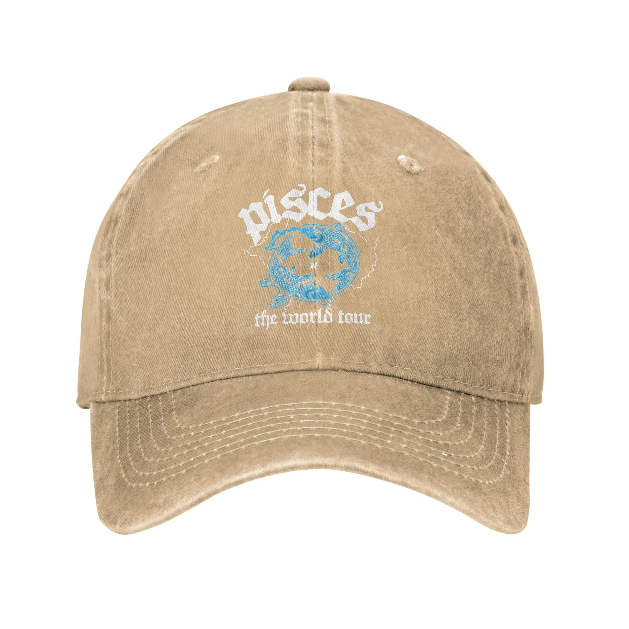 2026 James Arthur Pisces World Tour Baseball Cap Sun  Running Hippie Adjustable Washed Hip Hop Hats Men Adult Baseball Caps