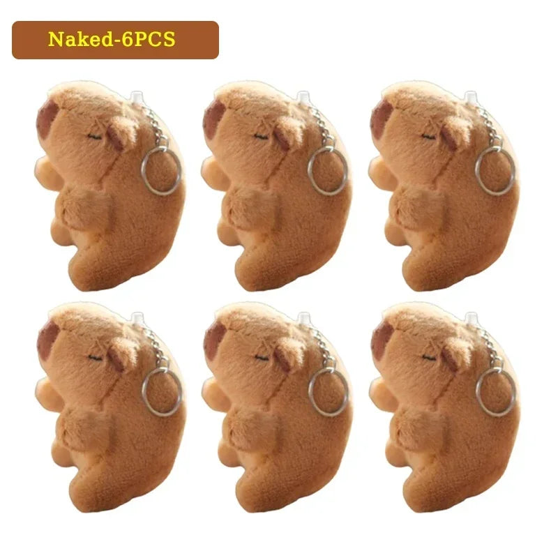 1-20PCS Water Dolphin Cotton Red Lovely Cute Creative Cute Capybara Pendant Plush Toy Doll Bag Charm Keychain Doll Doll Dolls