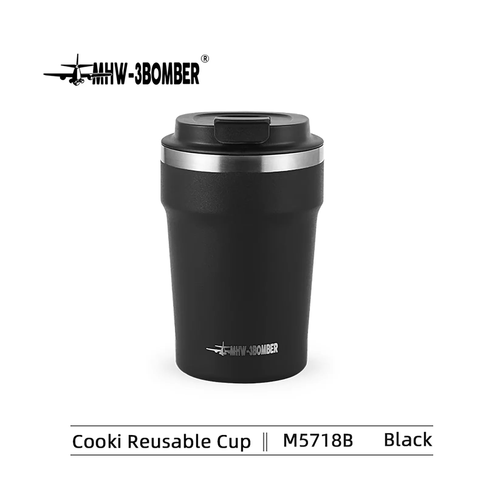 MHW-3BOMBER 360ml Cups Portable Thermo Cup For Coffee Water Mug Cup Stainless Steel Outdoor Mug With Cover Car Travel Leak-proof