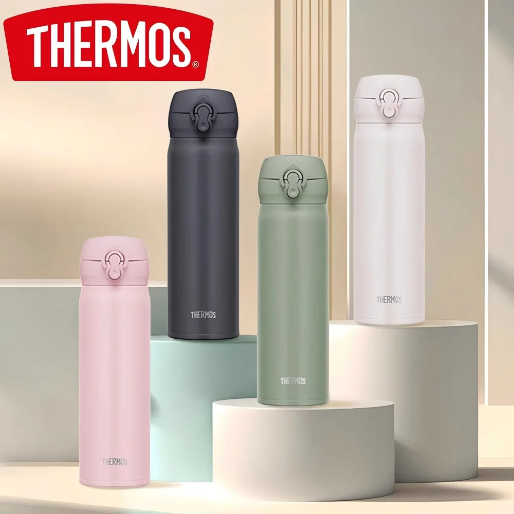 THERMOS Bottle 350/500ml Thermal Mug Stainless Steel Vacuum Flasks,6 H Keep Hot Cold, Leakproof Coffee for Office Outdoor Travel
