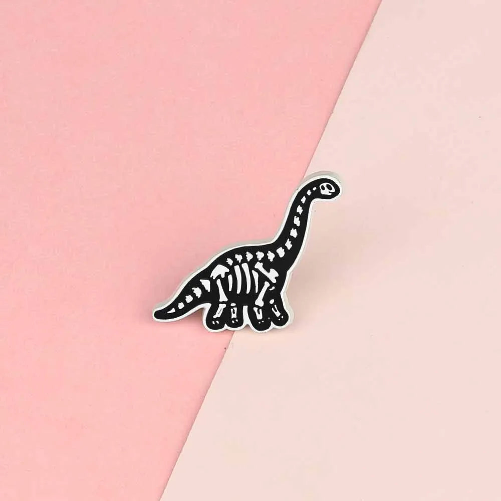 10 Style Cute Dinosaurs Enamel Pins Creative Animal Brooches Kids Backpack Decoration Jewelry Women Coat Lapel Pin Badges Gift