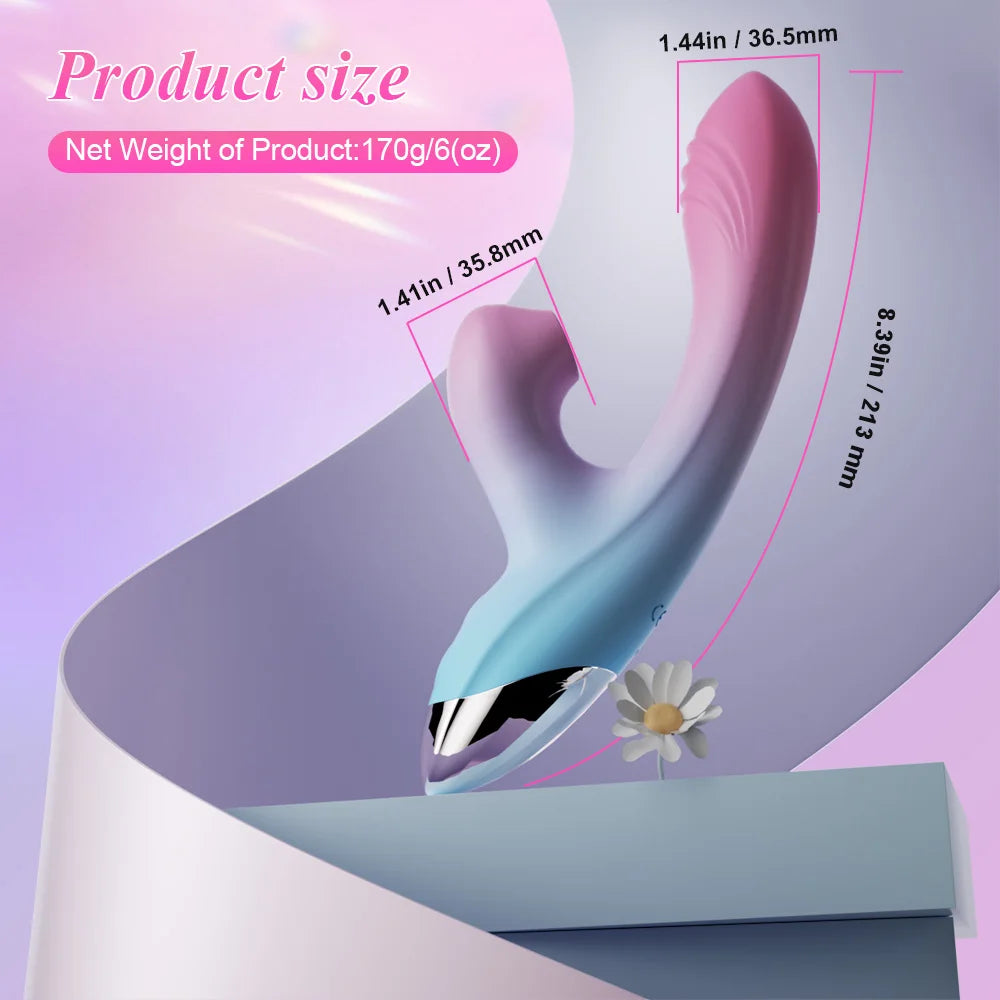 Vibromasseur 3 en 1 pour femme, stimulateur clitoridien par aspiration, 10 modes puissants, sextoy féminin pour adultes.
