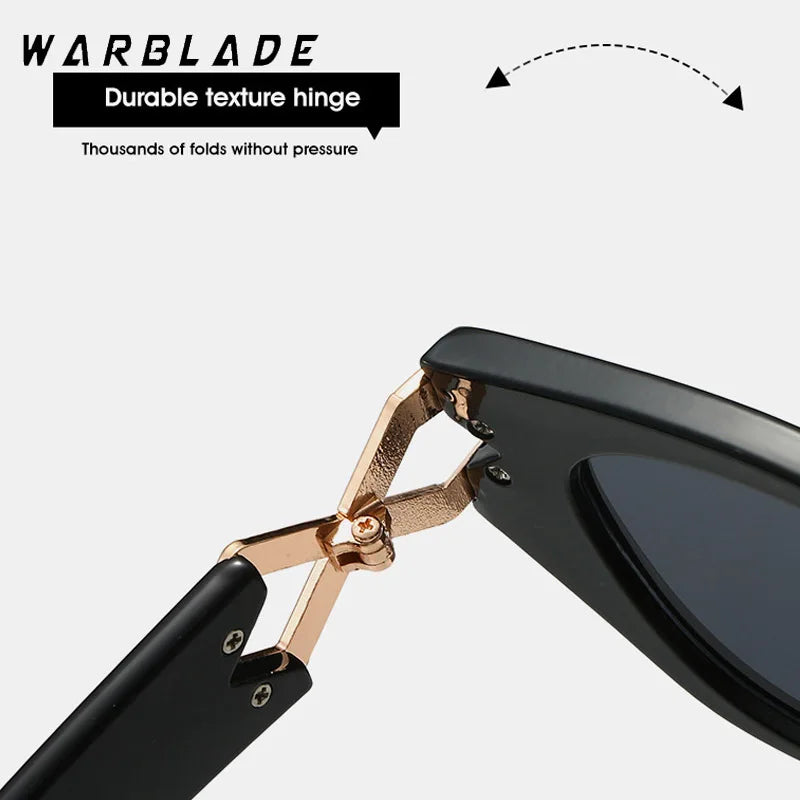 2025 Neue Mode Cat Eye Sonnenbrille Gradienten Linsen Personalisierte Büroklammer Rahmen Luxus Dekoration Marke Designer Brille UV400