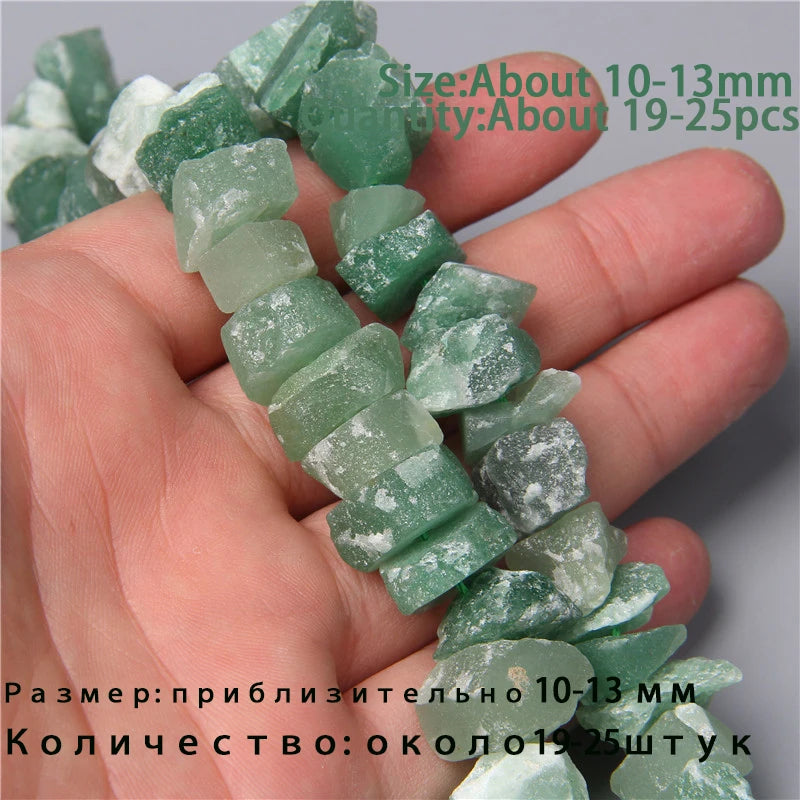 7.5" Natural Irregular Rough Stone Beads Raw Rock Lapis Quartzs Nuggets For Jewelry Making DIY Earrings Bracelet Supply 7-30mm