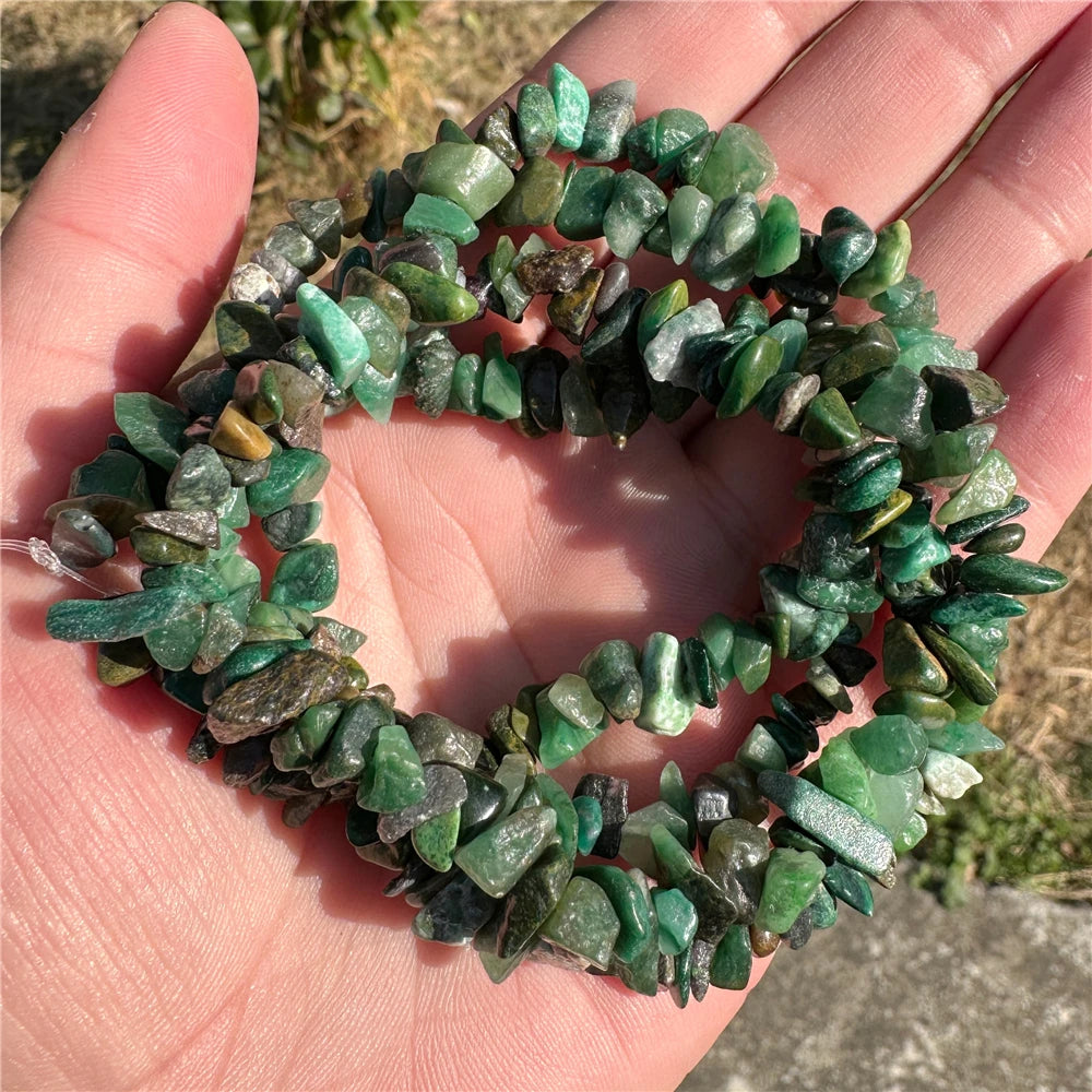 5-8MM Irregular Labradorite Chips Bead Amethysts Malachite Aquamarine Citrine Gravel Stone Beads For Jewelry Making Accessories