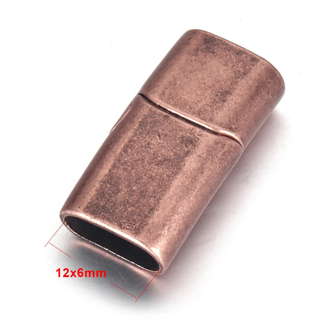 Stainless Steel Magnetic Clasp 12*6mm Hole Bracelet Magnet Clasp DIY Accessories Leather Jewelry Making Finding Supplies