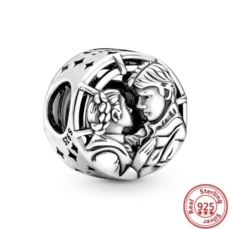 MINISO Disney Hot selling S925 Sterling Silver Harry Potter Charm Suitable Original Pandora Bracelet Exquisite Gift For Women