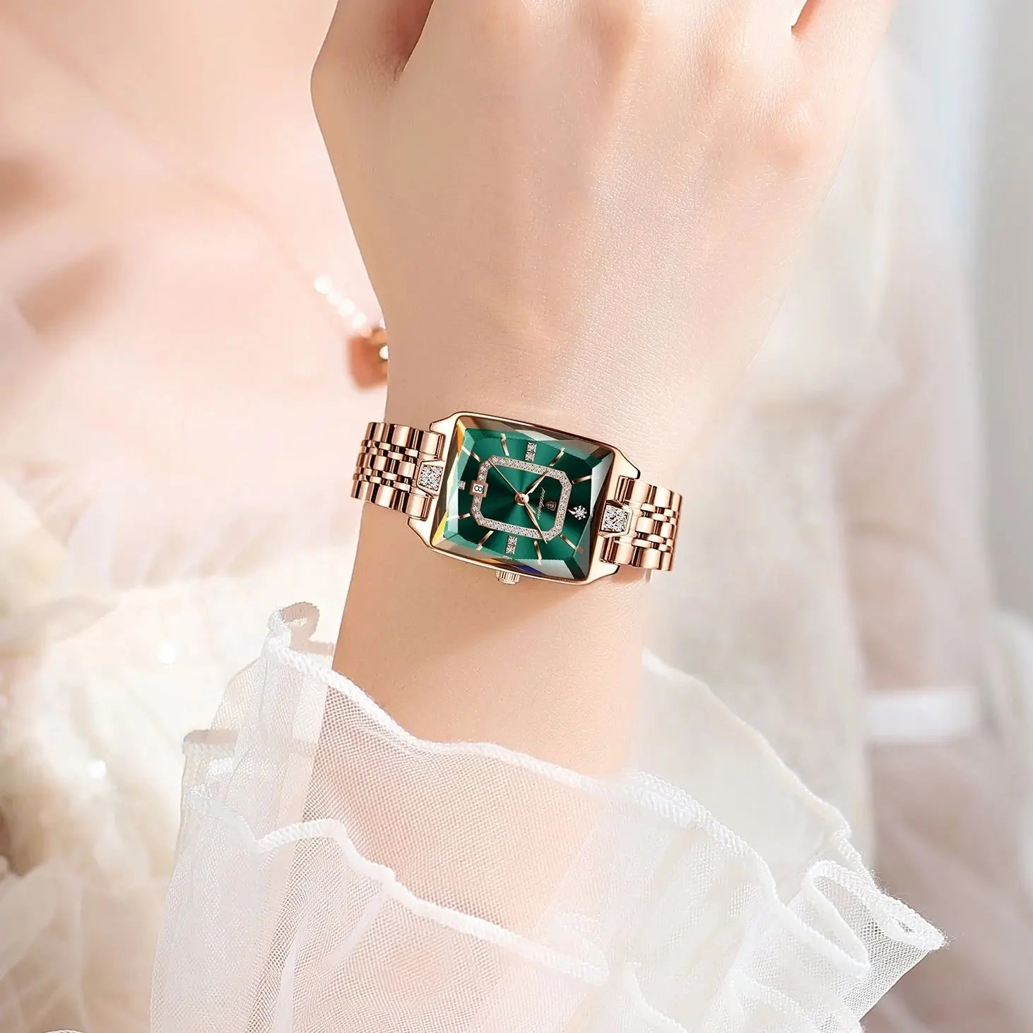 POEDAGAR Luxury Watch For Woman Waterproof Calendar High Quality Ladies Watch Stainless Steel Quartz Women's Watches Elegant+Box - Madeinsea©