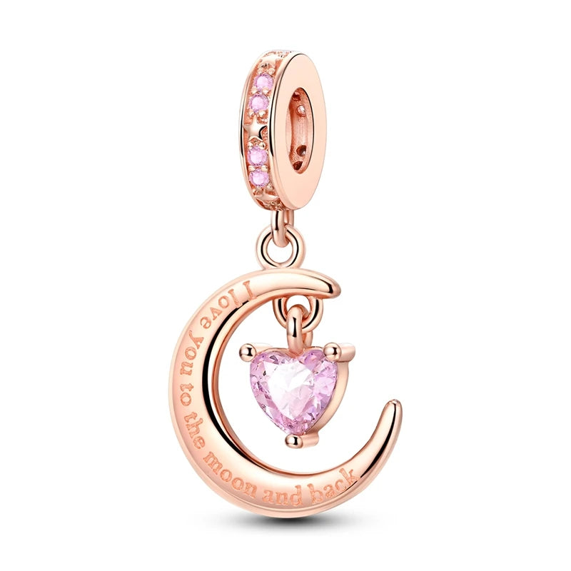 2024 neue 925 Sterling Silber Charms Perlen Fit Original Armband Halskette Charme DIY Schmuck Für Frauen Geschenk