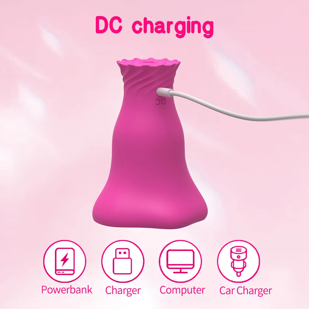 10 Modes Strong Stimulation Nipple Clip Vibrator Sucker Clip Female Breast Stimulator Female Sex Toys Adult Massage G Spot Toys