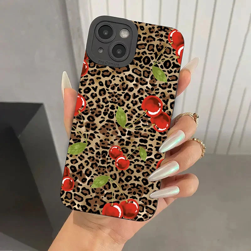Animal Print Leopard Print Phone Case for Xiaomi Mi 14 13 12 11 Lite 5G 14T 13T 12T 12X Poco M6 X6 X5 X3 F5 F6 Pro 4G Soft Cover