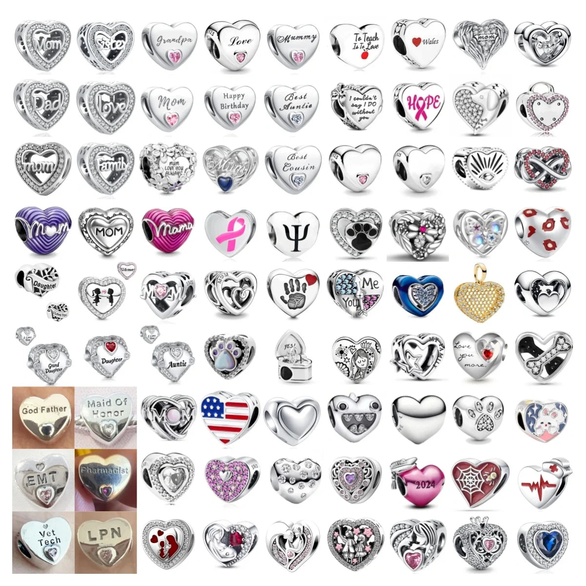 2025 Europe NEW 925 Sterling Silver Family Charm Dangle Pendant Bead Fit Women Original Bracelet Jewelry For Gift Mom Brother