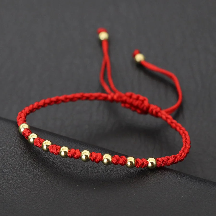 Handcrafted Lucky Red Thread Bracelet For Women Adjustable Casual String Macrame Braslet Pulsera Cuerda Best Gift For Girlfriend