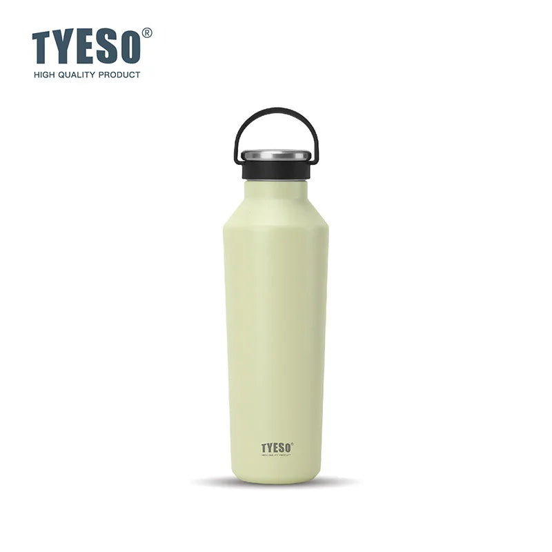 Tyeso Thermos Cup Stainless Steel Vacuum Water Bottle With handle Portable Leak-Proof for Sports Outdoo Insulated Cups Drinkware
