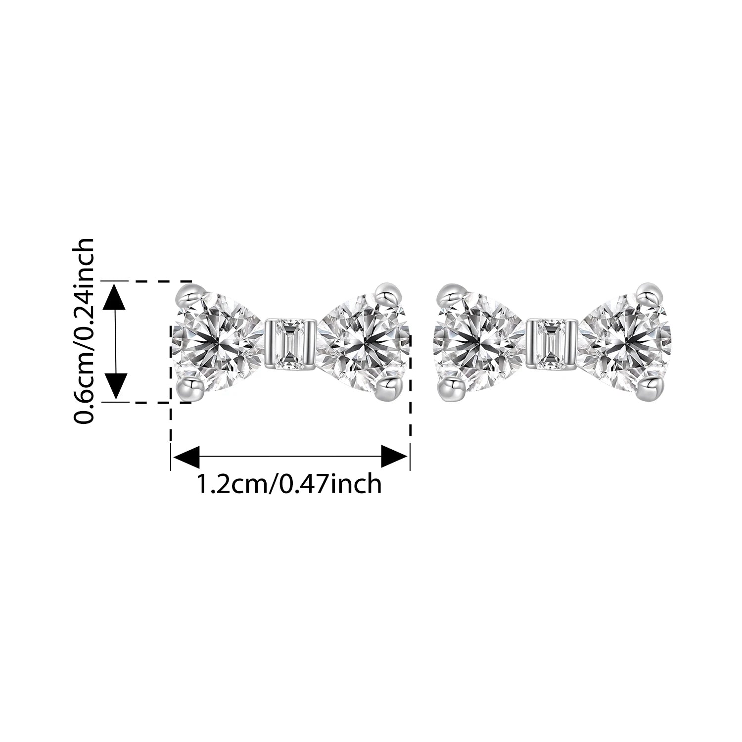 BISAER 925 Sterling Silver Mermaid Stud Earrings Blue Gradient Enamel process Stud Ear for Women Party Fine Jewelry Holiday Gift