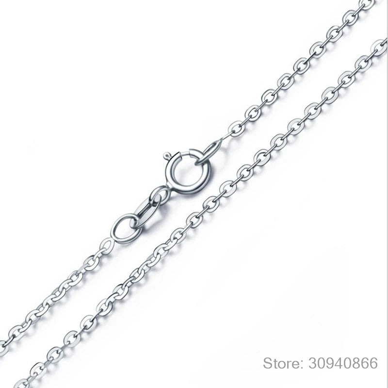 925 Sterling Silver Zircon Snowflake Neckace For Women Gift Chain Choker Collares Christmas Necklace Colar de Prata S-N142